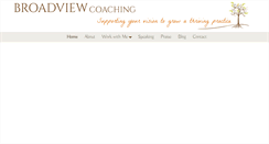 Desktop Screenshot of broadviewcoaching.com